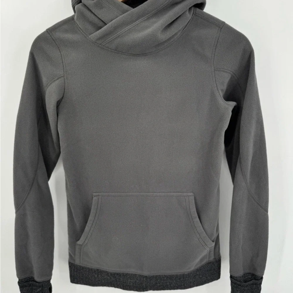 Women's Gray‎ Hooded Top